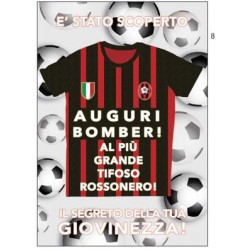 BIGLIETTI AUGURI ROSSONERO