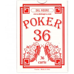 POKER 36 ROSSO