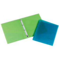 CARTELLINA 4 ANELLI ø 1,5 cm.