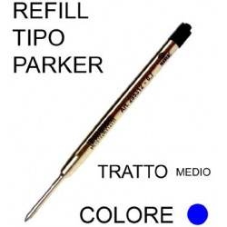 REFILL TIPO PARKER BLU