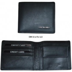 PORTAFOGLIO UOMO MINI NERO