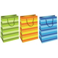 SHOPPER CARTA RIGATO 18x11x23