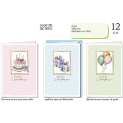 BIGLIETTO B.C. ORO RILIEVO